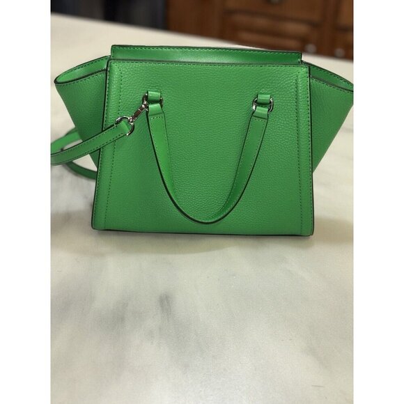 NWT Michael Kors Freya Sm Satchel In Palm Green MSRP $328 - Picture 4 of 9